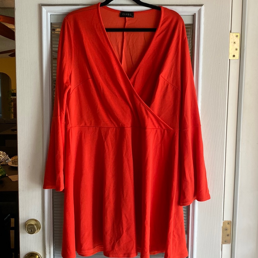 Red Club L Skater Dress